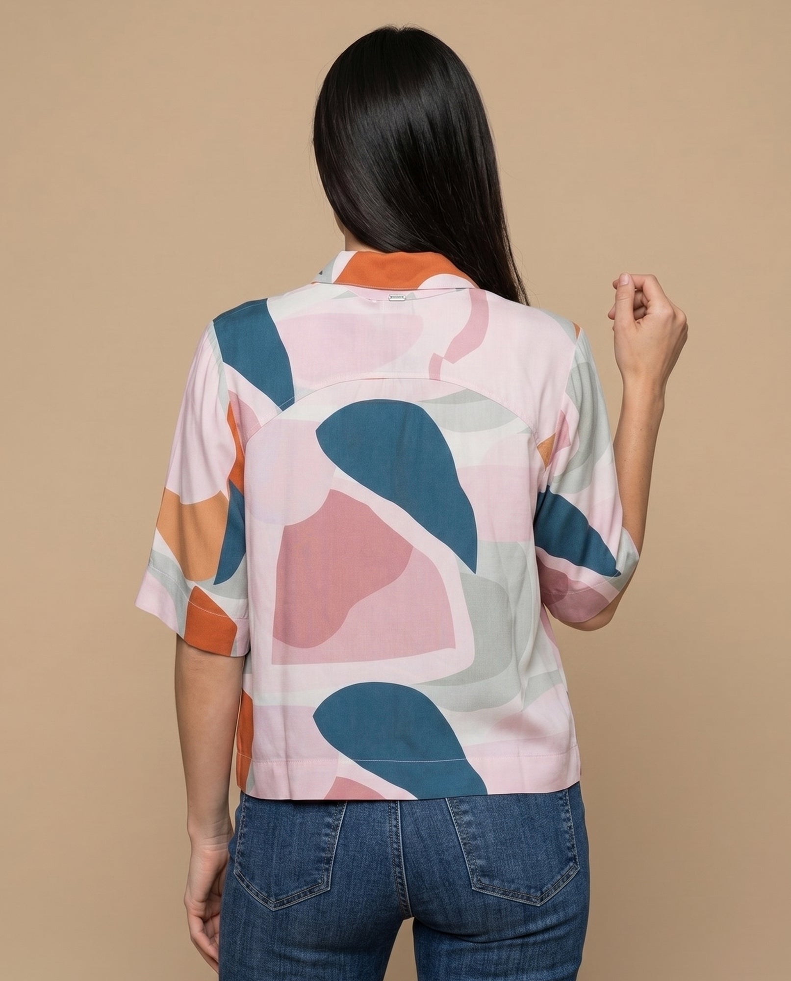 Camisa manga larga floral viscosa - Crudo 34_912H034_CRU111001_4