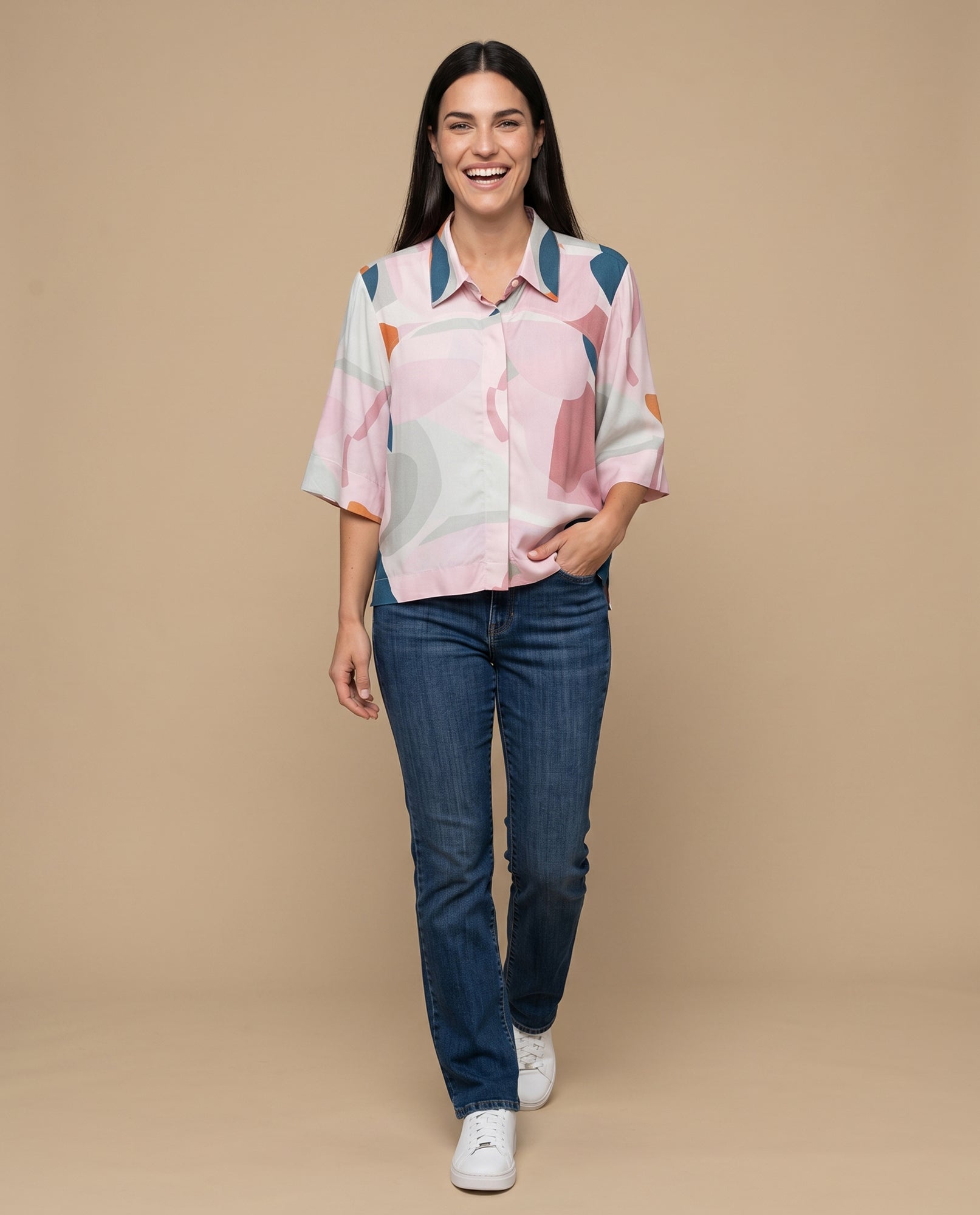 Camisa manga larga floral viscosa - Crudo 34_912H034_CRU111001_5