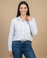 Camisa manga larga rayas - Verde