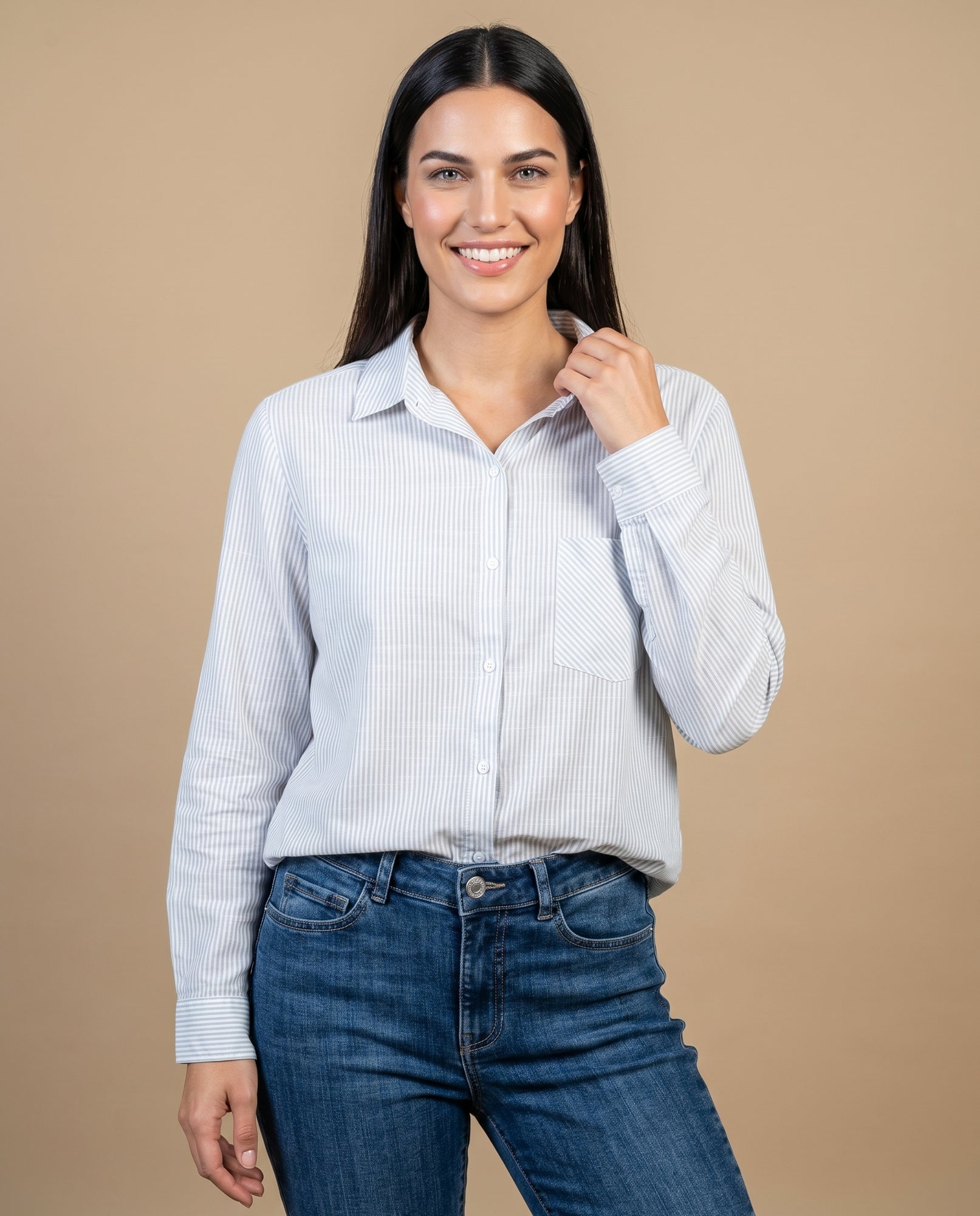 Camisa manga larga rayas - Verde 34_919G009_VER180328_0