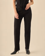 Pantalón Cargo con Cordón Ajustable - Negro