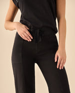 Pantalón Cargo con Cordón Ajustable - Negro