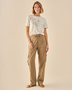 Pantalón Cargo con Bolsillos Funcionales - Verde