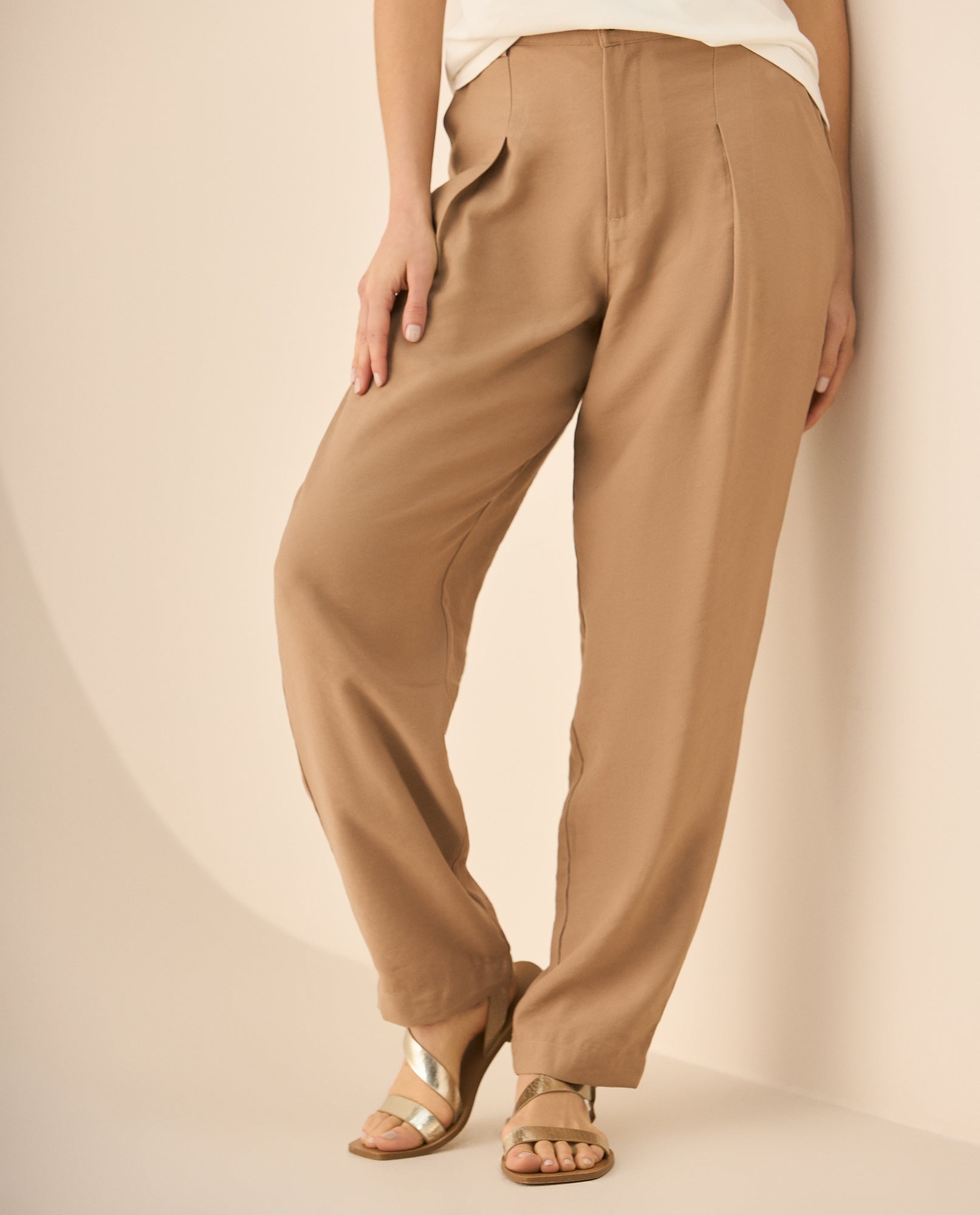 Pantalón de bota recta para mujer  - Caqui 34_933G301_CAQ150719_3