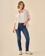 Jeans Skinny con Stretch Premium - Azul