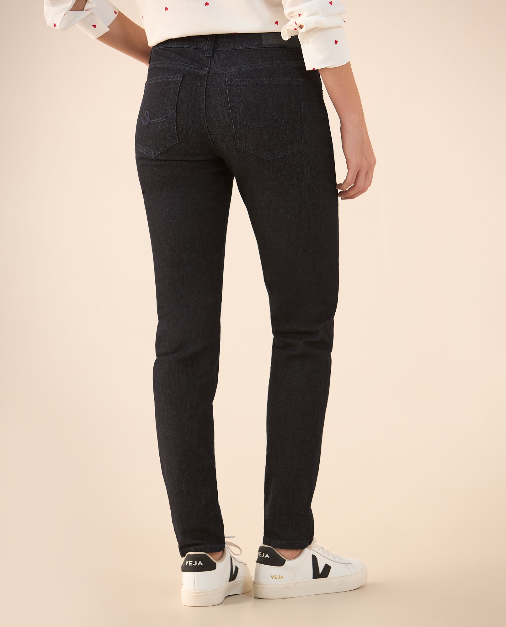 Jean bota recta tono oscuro para mujer - Azul 34_972G311_AZU194342_5