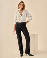 Pantalón Recto Outlet Premium - Negro