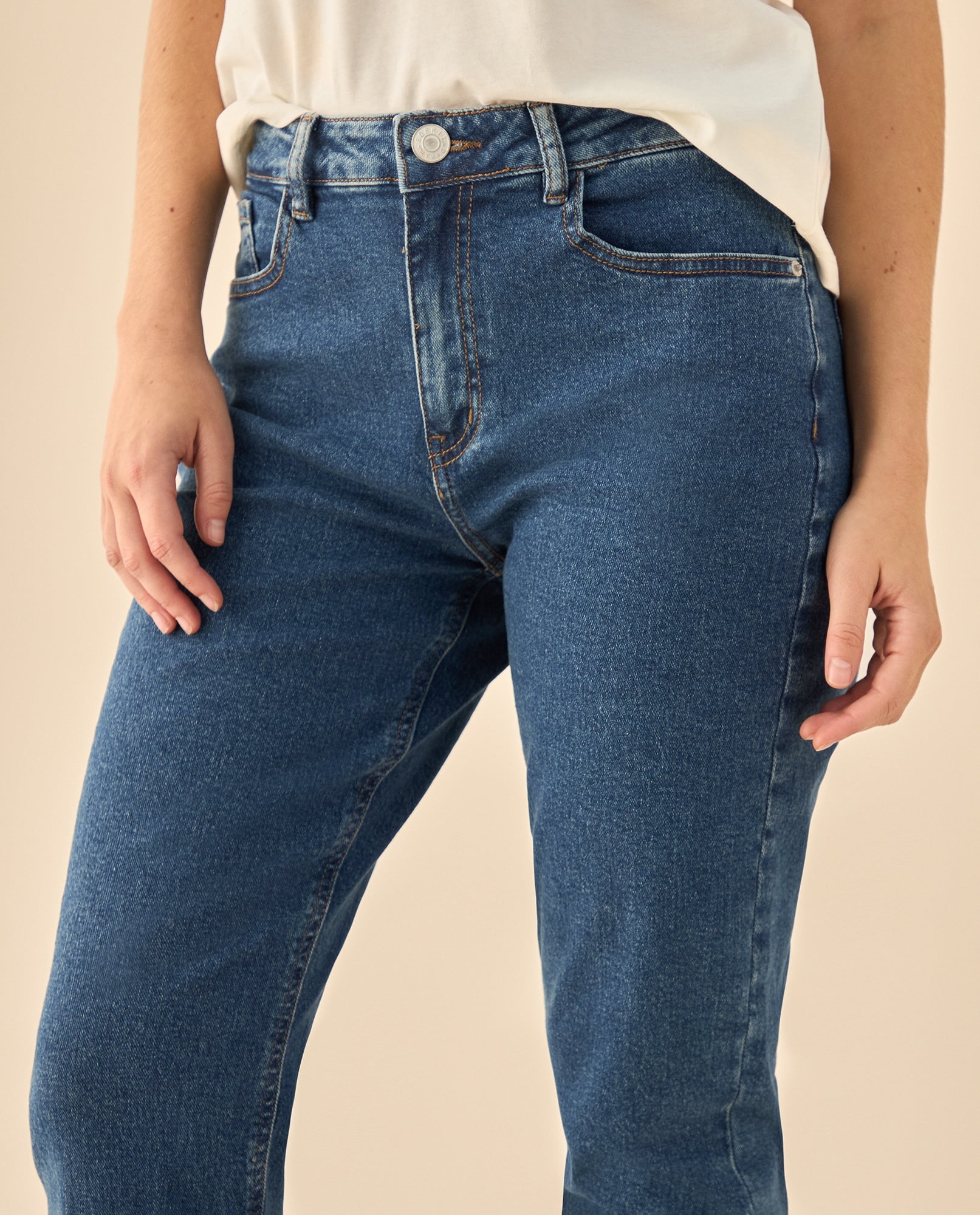 Pantalón Denim con Costuras Contrastantes - Azul 34_973G301_AZU144816_5