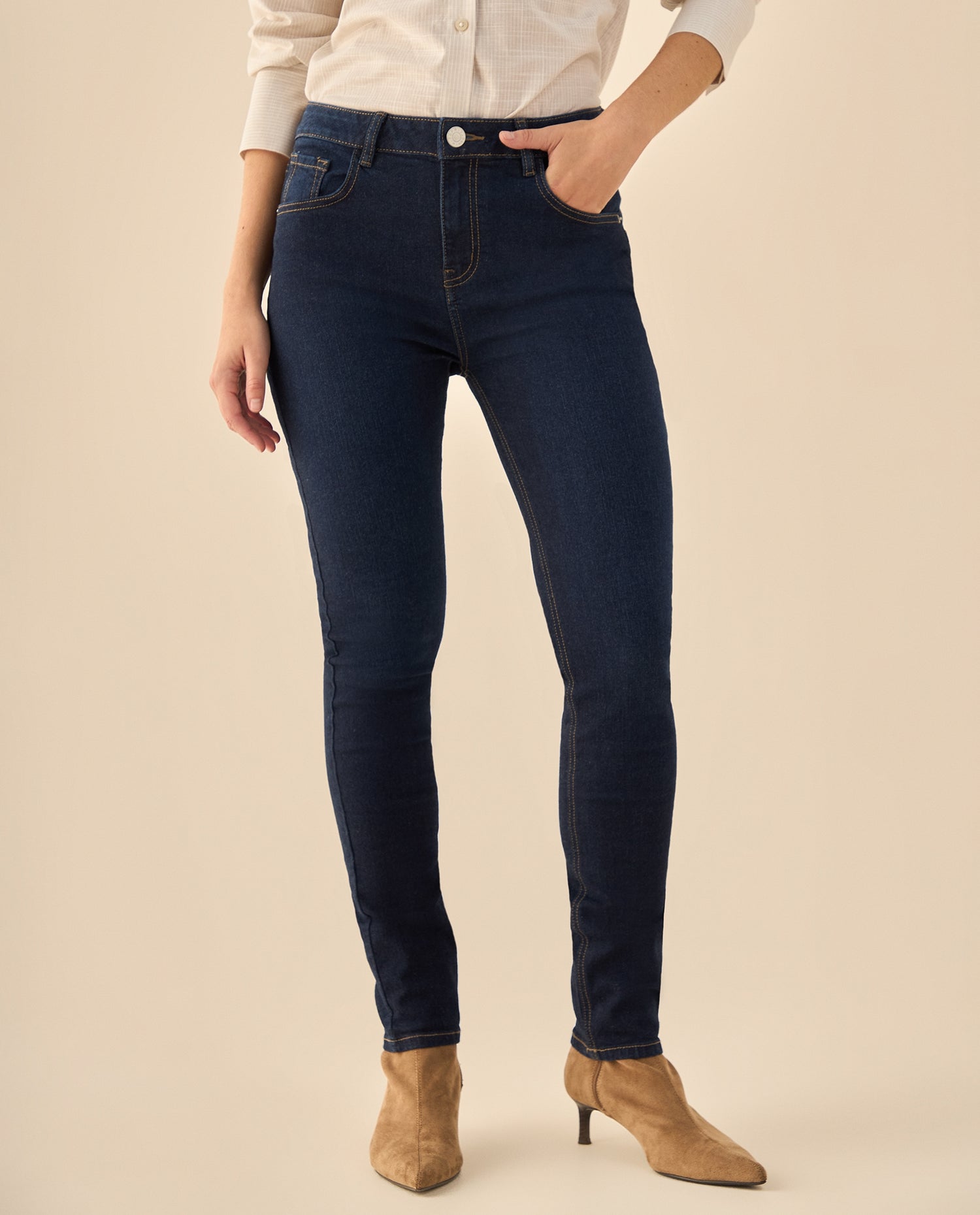Pantalón Skinny Premium - Azul