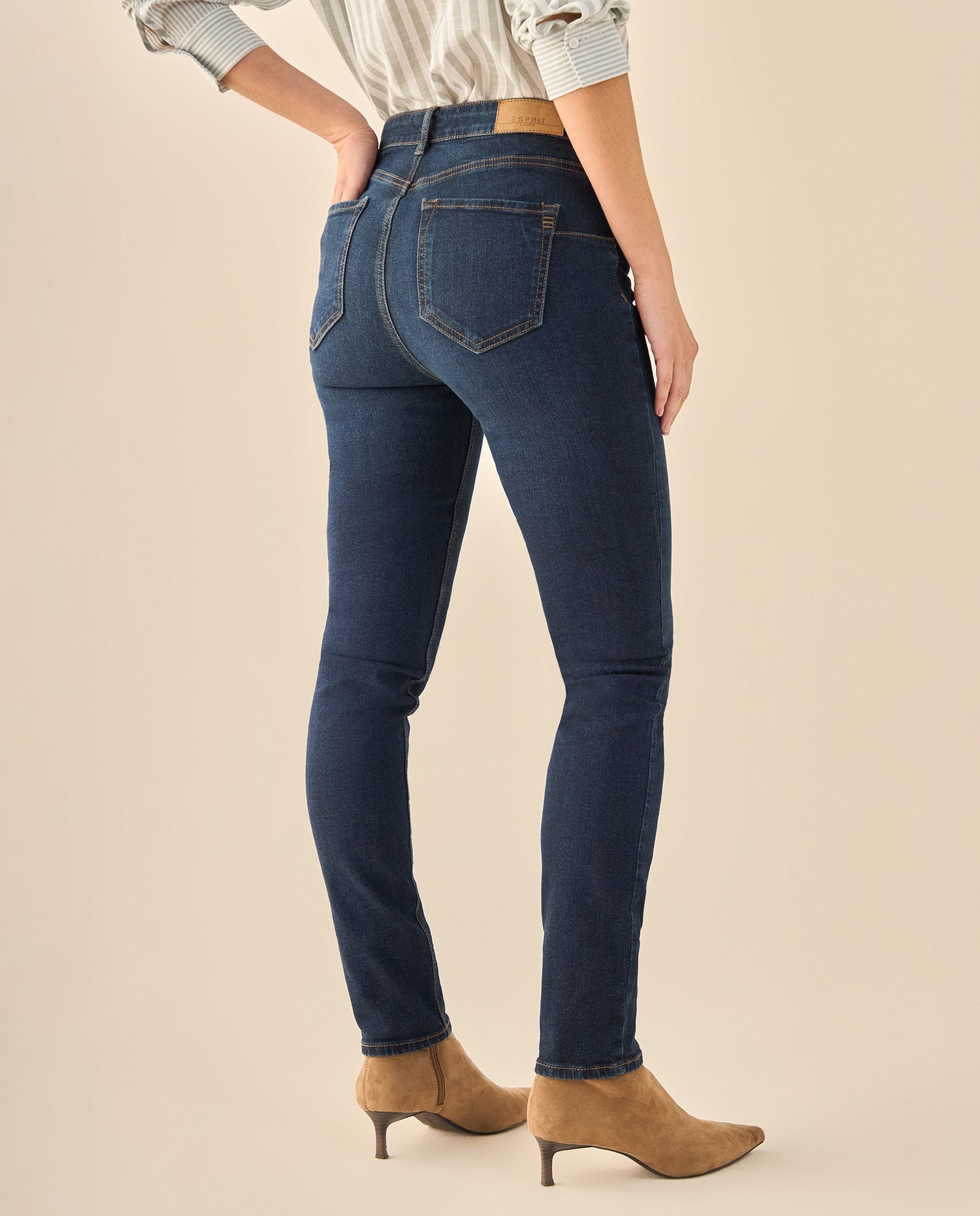 Pantalón con Stretch Natural - Azul