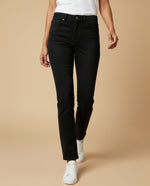Jean skinny cinco bolsillos para mujer - Negro