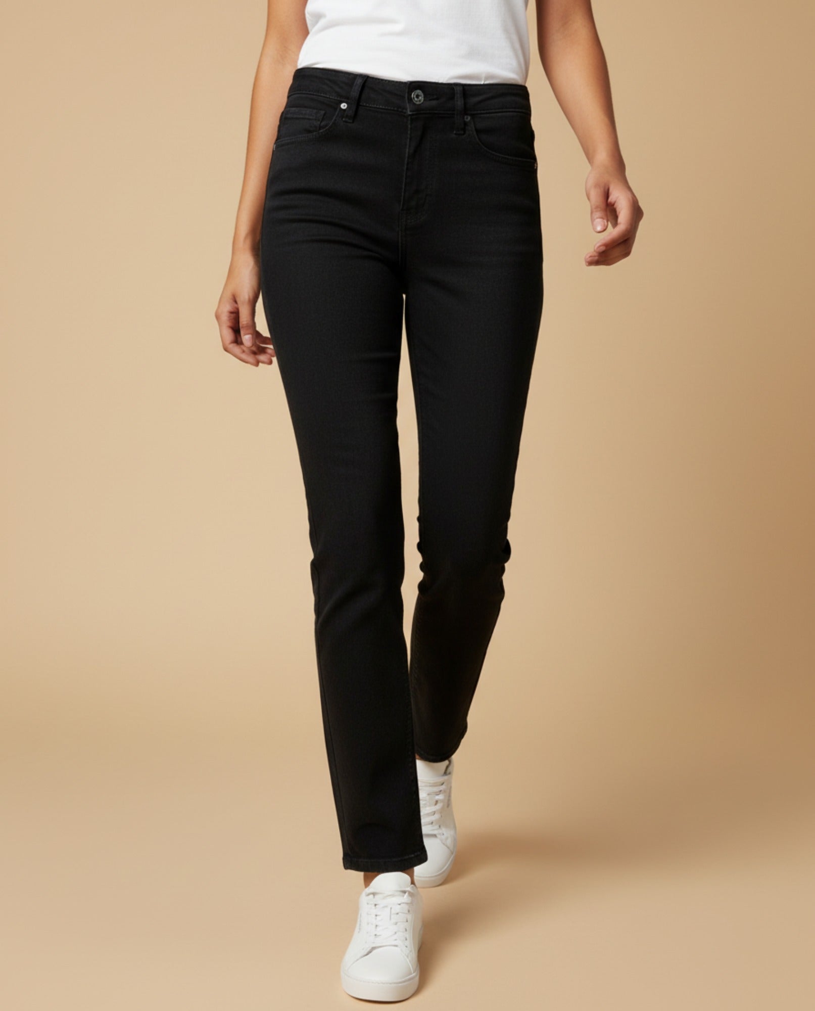 Jean skinny cinco bolsillos para mujer - Negro 34_979G014_NEG193909_1
